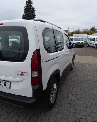 Peugeot Rifter cena 44900 przebieg: 185000, rok produkcji 2018 z Białystok małe 781